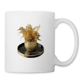Modern Art Golden Fern - Mug - white - Right