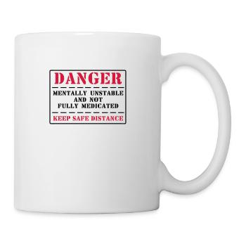 danger - Tasse - Weiß - Rechts