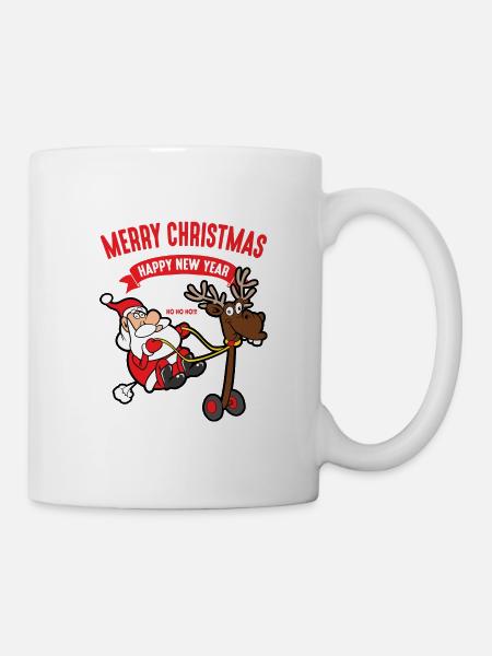 Thème noël père noël père noël - Mug blanc - blanc