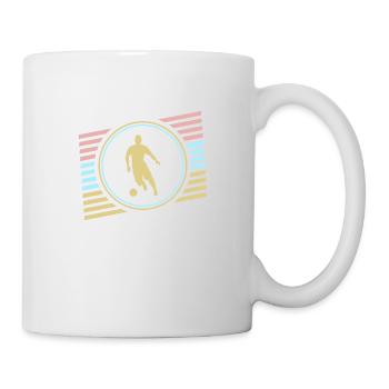 football - Mug blanc - blanc - Droite