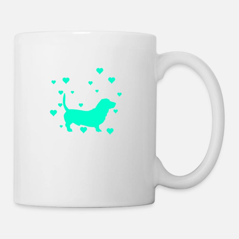 dachshund - Mug - white