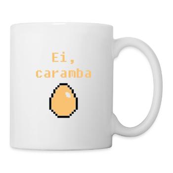 Ei Caramba -Osterei Ostern Geschenk - Tasse - Weiß - Rechts