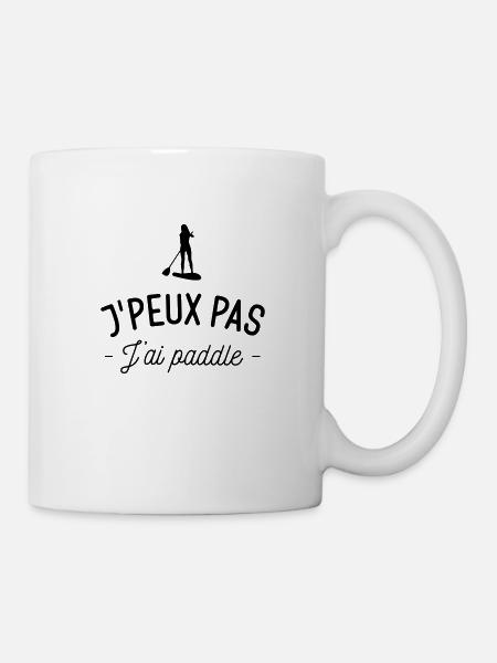 I can't paddle - Mug - white