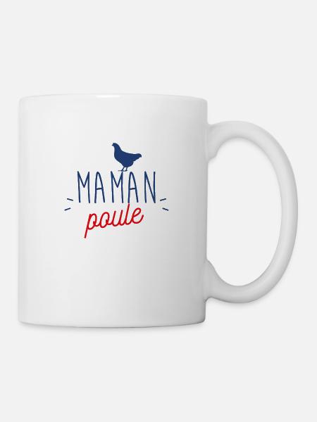 Maman poule - Mug blanc - blanc
