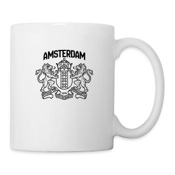 Amsterdamer , klar - Tasse - Weiß - Rechts