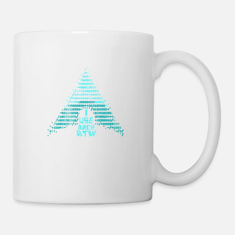 Arch BTW - Mug blanc - blanc