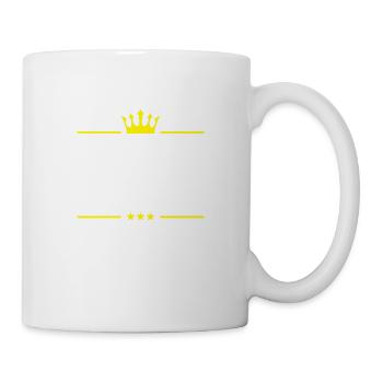 couronne de membre de l'équipe - Mug blanc - blanc - Droite