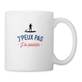 J'peux pas j'ai paddle - Mug blanc - blanc - Droite