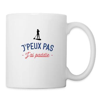 J'peux pas j'ai paddle - Mug blanc - blanc - Droite