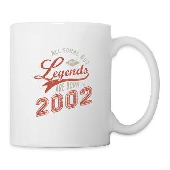 LEGENDS ARE BORN IN 2002born in 2002 anniversary 19 - Mug - white - Right