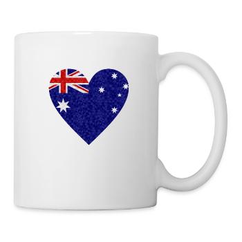 Drapeau australien - Mug blanc - blanc - Droite