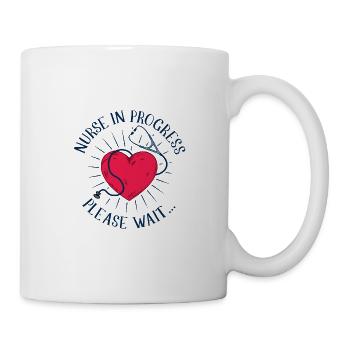 Krankenschwester Ausbildung Pflegerin - Tasse - Weiß - Rechts