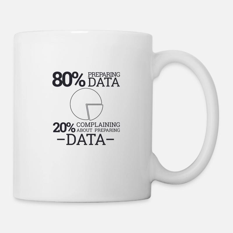 "Complaining Preparing Data" | Data Scientist - Tasse - Weiß