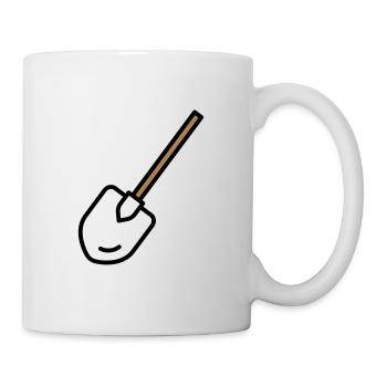 Godet outil jardinage - Mug blanc - blanc - Droite