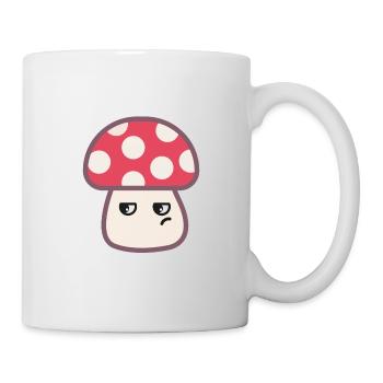 Fliegenpilz Genervt Kawaii - Tasse - Weiß - Rechts