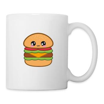 Burger Fast Food Doux Kawaii - Mug blanc - blanc - Droite