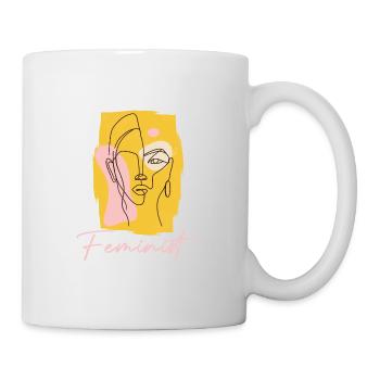 Féminisme Droits des femmes - Mug blanc - blanc - Droite