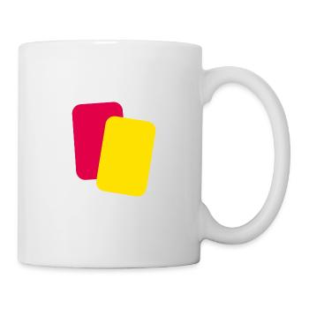 Referee cards football - Mug - white - Right