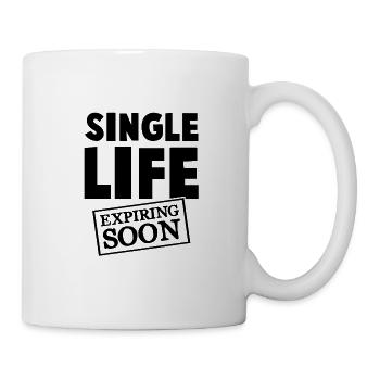 single leben bräutigam - Tasse - Weiß - Rechts