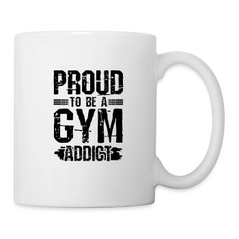 gym fitness - Mug - white - Right