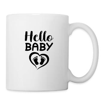 hello baby - Mug blanc - blanc - Droite