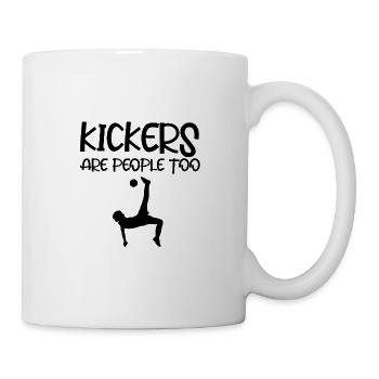 Kickers Are People Too 5 - Tasse - Weiß - Rechts