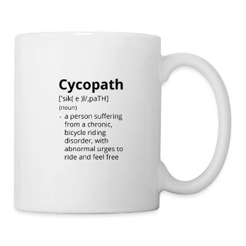 Cycopath Definition Description - Tasse - Weiß - Rechts