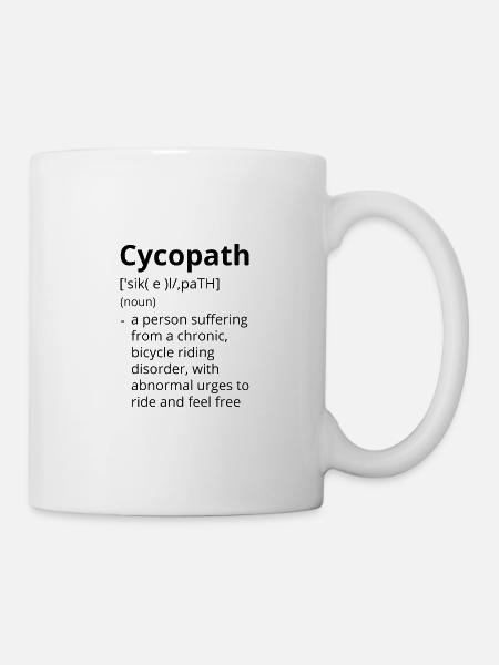 Cycopath Definition Description - Tasse - Weiß