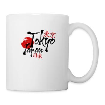 Tokio Kanji Schrift Japan Tokyo Schriftzeichen - Tasse - Weiß - Rechts