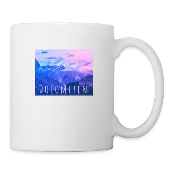 Dolomites,landscape,mountains,mountain,south tyrol, tyrol - Mug - white - Right