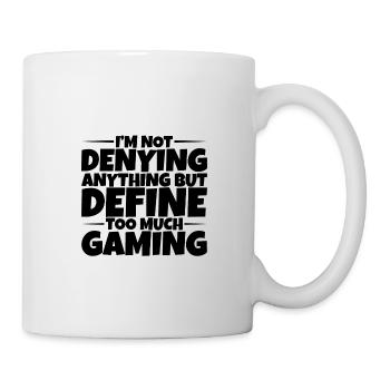 Ne rien nier mais définir trop de jeux 3 - Mug blanc - blanc - Droite