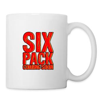 Six Pack à venir 17 - Mug blanc - blanc - Droite