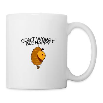 Don't Worry Bee Happy 25 - Mug - white - Right