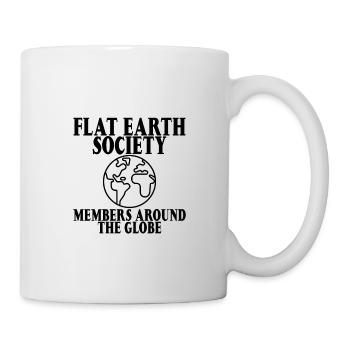 Flat Earth Society, Members Around The Globe 11 - Tasse - Weiß - Rechts