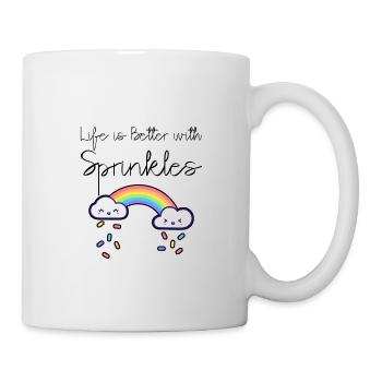 Life Is Better With Sprinkles 11 - Tasse - Weiß - Rechts