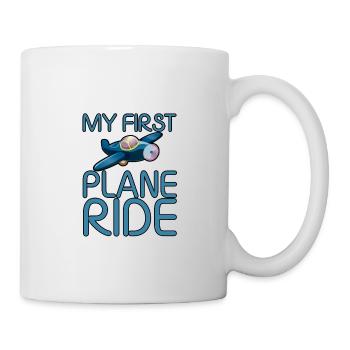 Mon premier trajet en avion 29 - Mug blanc - blanc - Droite