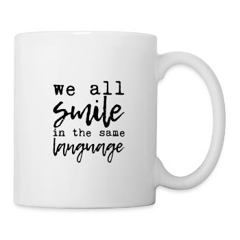We all smile in the same language 7 - Mug - white - Right