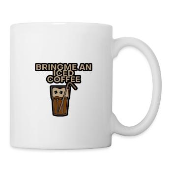 Apportez-moi un café glacé - Mug blanc - blanc - Droite