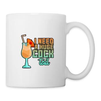 J’ai besoin d’un énorme cocktail 4 - Mug blanc - blanc - Droite