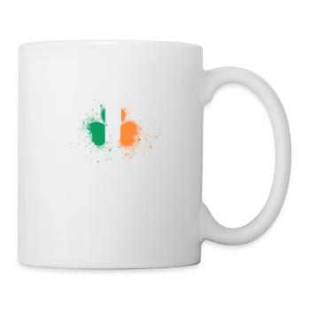 Irlande,Irlande,Trèfle,Graffiti,Peinture - Mug blanc - blanc - Droite