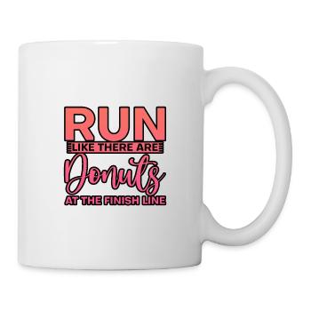 Run Like There Are Donuts At The Finish Line 3 - Mug - white - Right