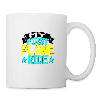 Mon premier trajet en avion 41 - Mug blanc - blanc - Droite