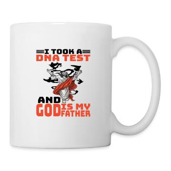 I Took A DNA Test And God Is My Father 18 - Tasse - Weiß - Rechts