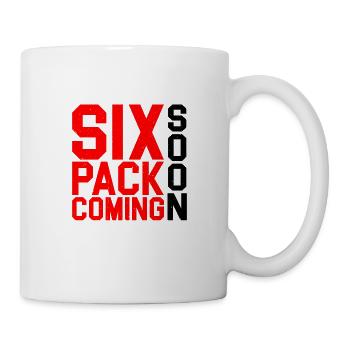 Six Pack à venir 28 - Mug blanc - blanc - Droite