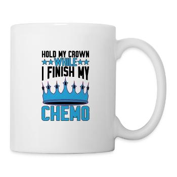 Tenez ma couronne pendant que je termine ma chimio 29 - Mug blanc - blanc - Droite