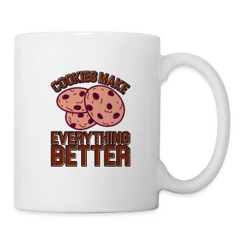 Les cookies améliorent tout 5 - Mug blanc - blanc - Droite