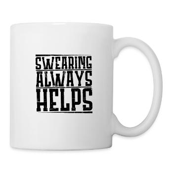 Jurer aide toujours 4 - Mug blanc - blanc - Droite