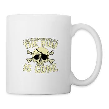 I Am The Reason Why All The Rum Is Gone - Mug - white - Right