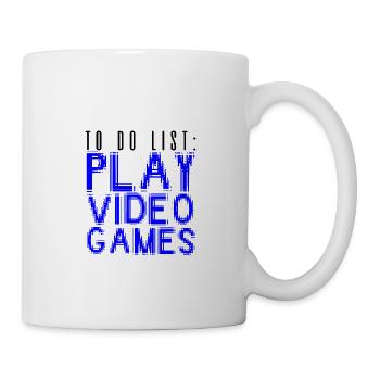 To Do List Play Video Games 2 - Tasse - Weiß - Rechts