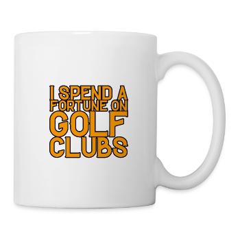I Spend A Fortune On Golf Clubs 4 - Mug - white - Right